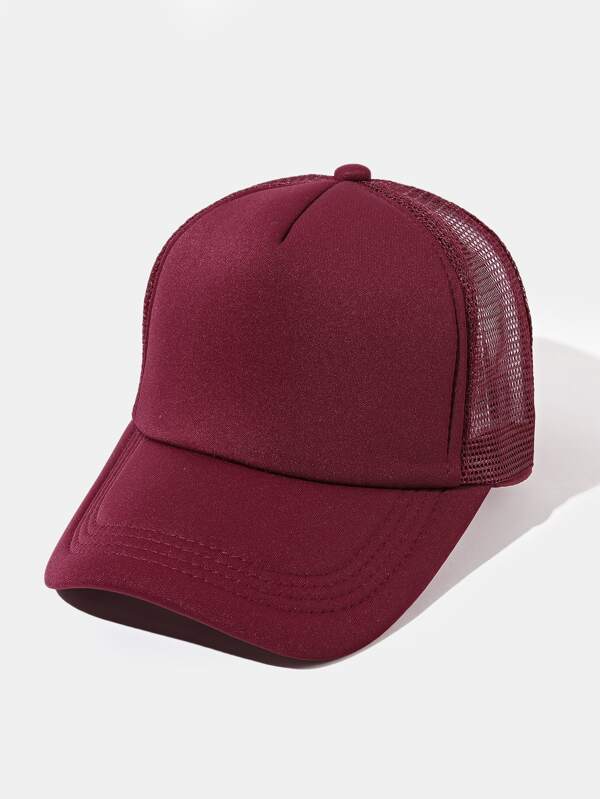 Maroon Net Cap