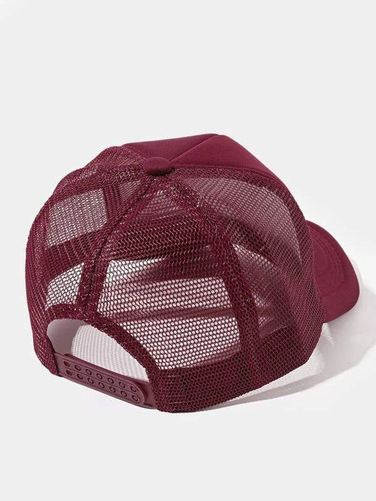 Maroon Net Cap