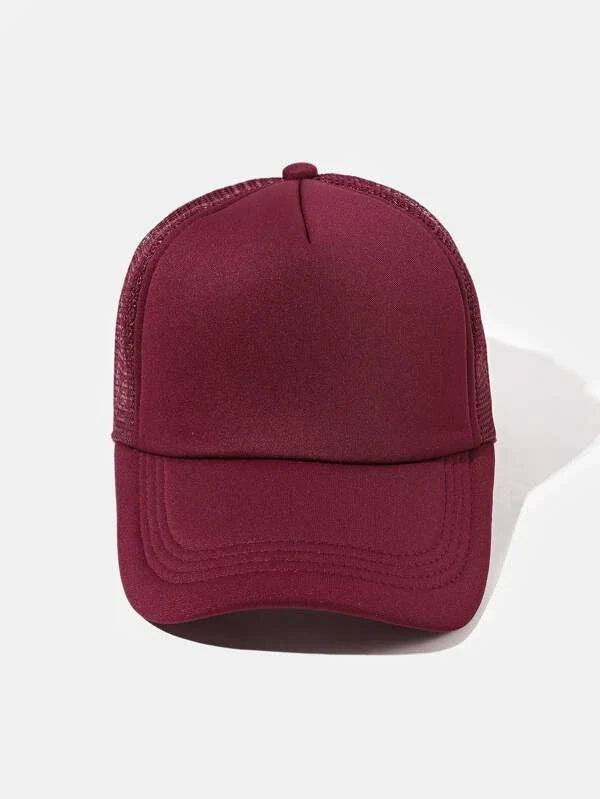 Maroon Net Cap