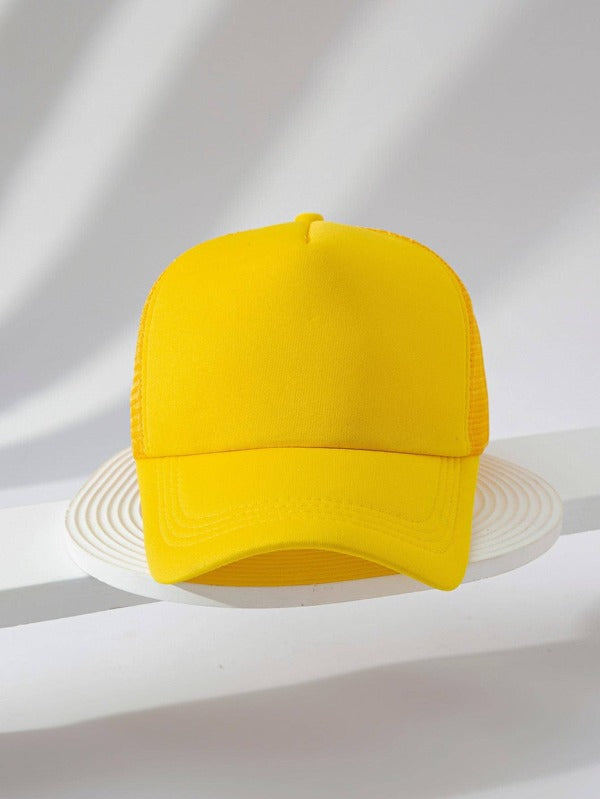 Yellow Net Cap