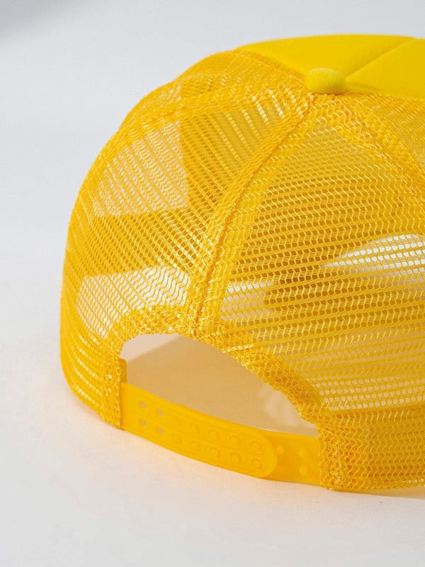 Yellow Net Cap