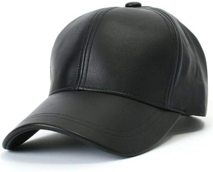 Black Leather Premium Cap