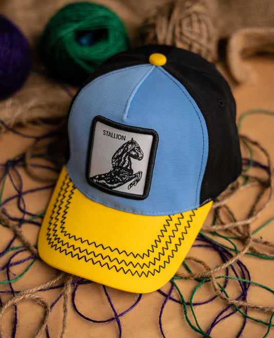 Blue Multi Stallion Cap