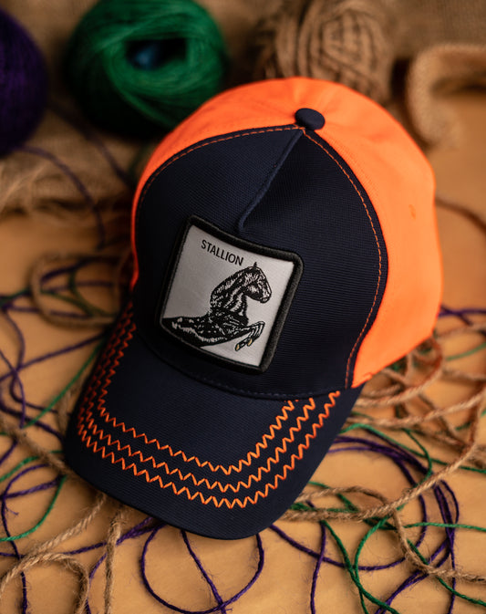 Blue Multi Stallion Cap