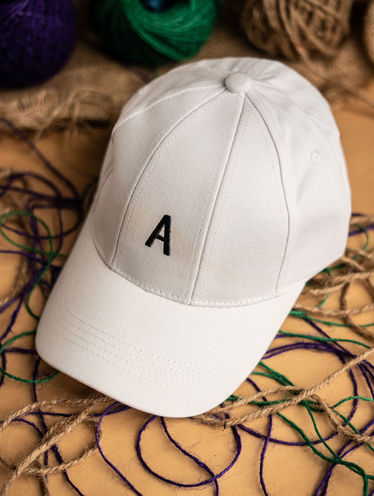 White A Baseball Cap