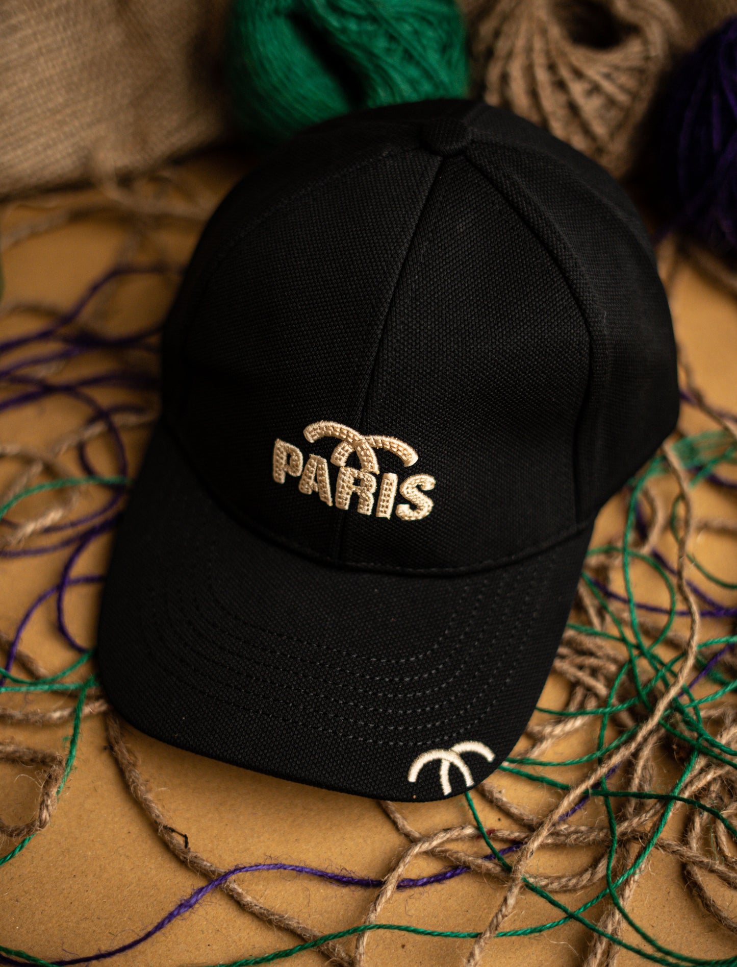 Black Paris Cap