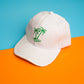 White Green Tree Cap