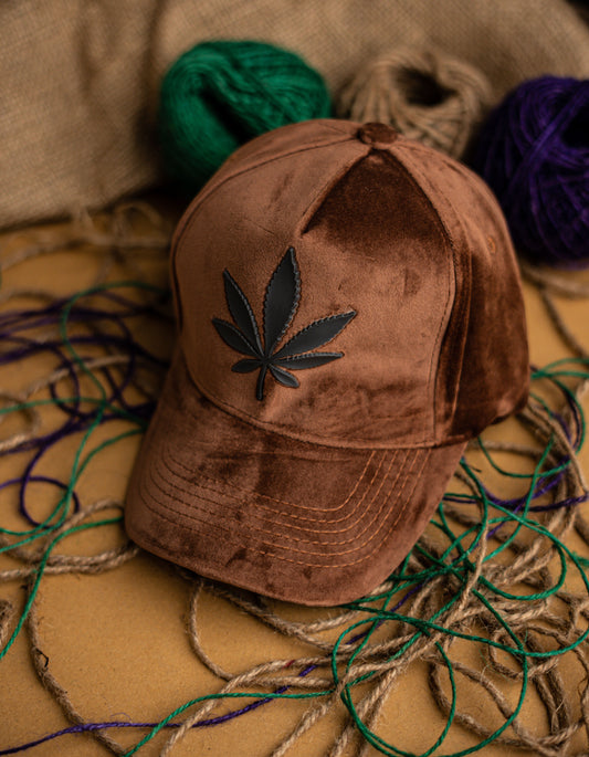 Leaf Suede Cap 01