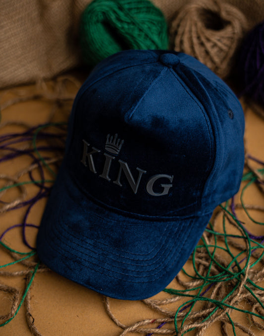 Blue King Suede Cap CC1012