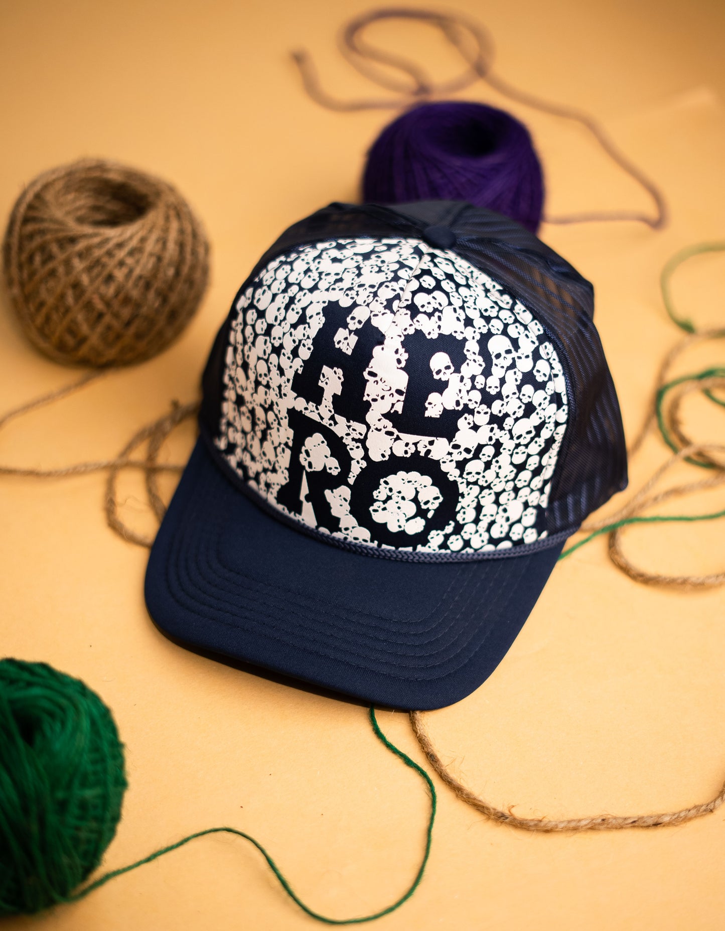 Blue Hero Net Cap