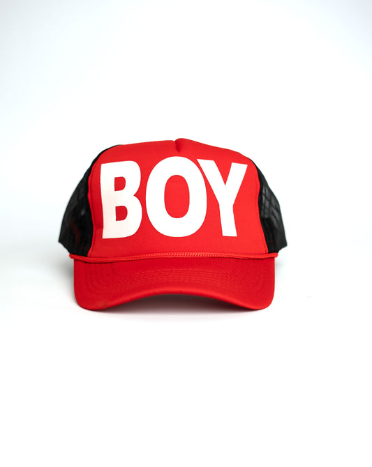 Red BOY Net Cap