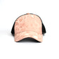 3D Rose Gold Camouflague Net Cap