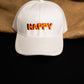 White Happy Cap