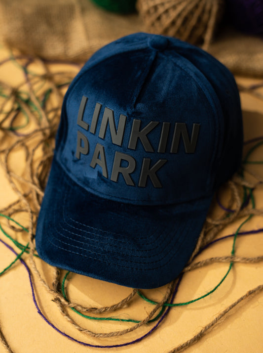 Dark Blue Linkin Park Suede Premium Cap