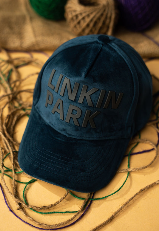 Dark Blue Linkin Park Suede Premium Cap