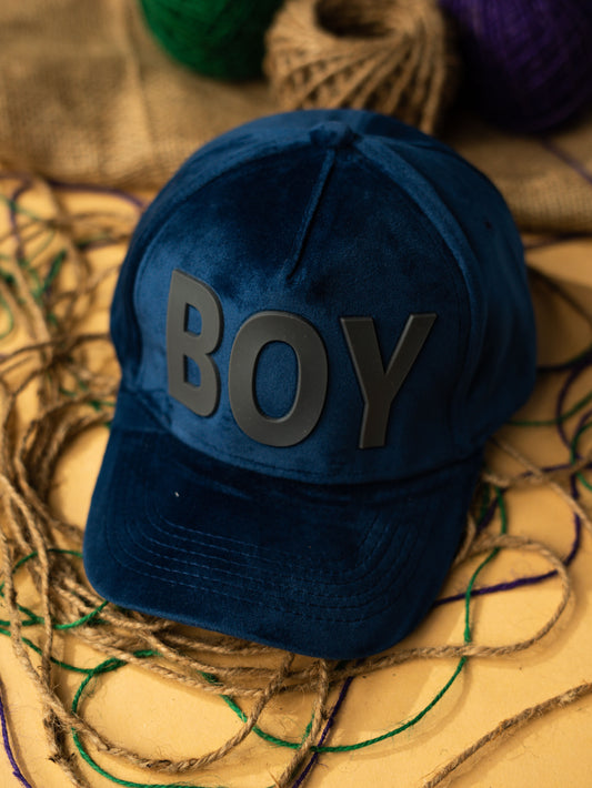 Dark Blue Boy Suede Premium Cap