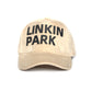 Biege Linkin Park Suede Premium Cap