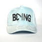 Sky Blue Being Suede Premium Cap