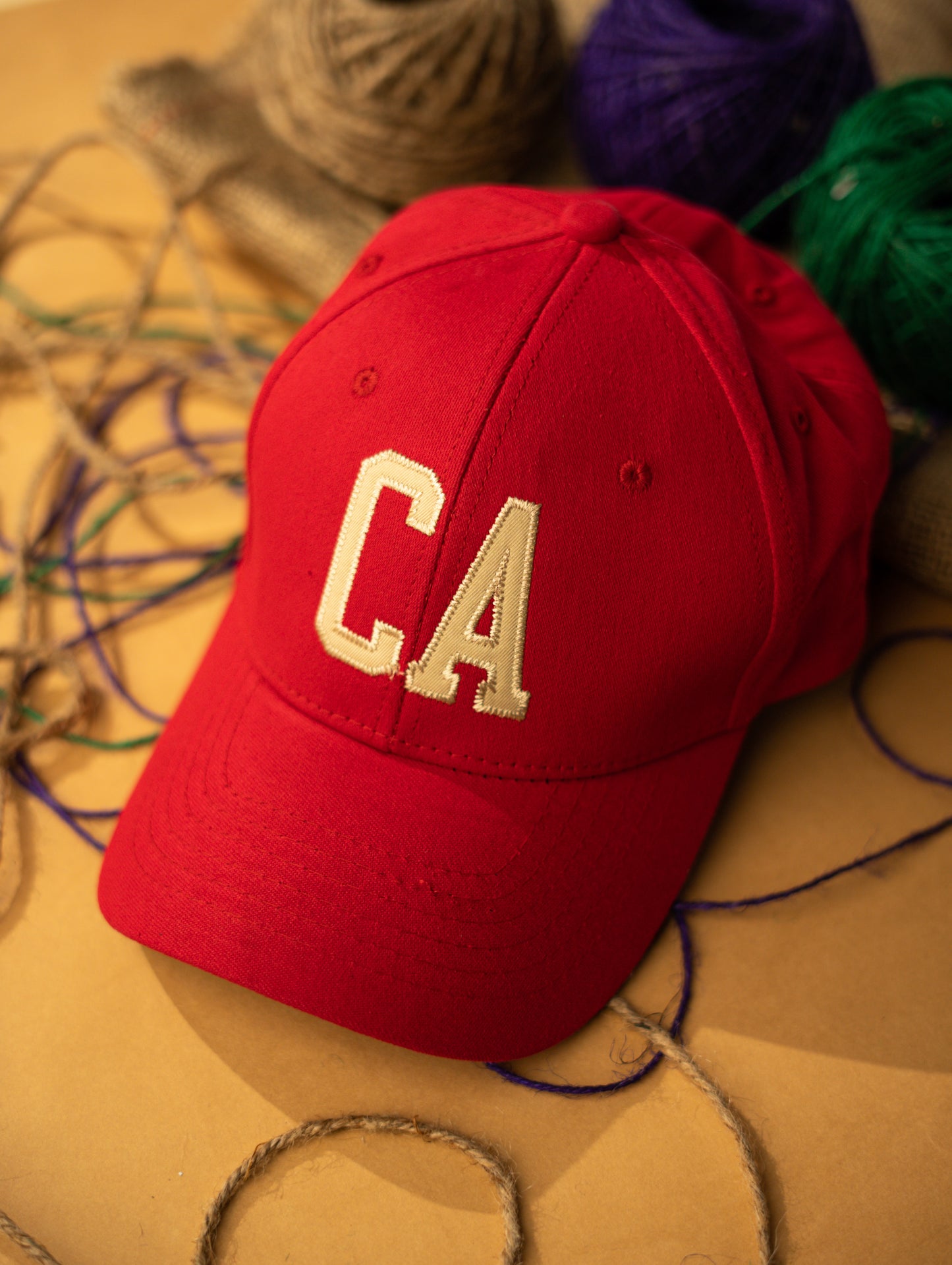 Red CA Premium Cap