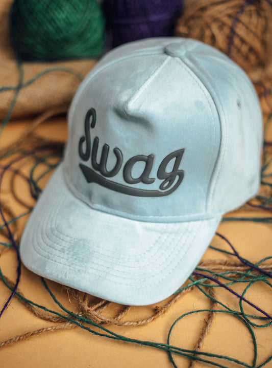 Sky Blue Swag Premium Suede Cap