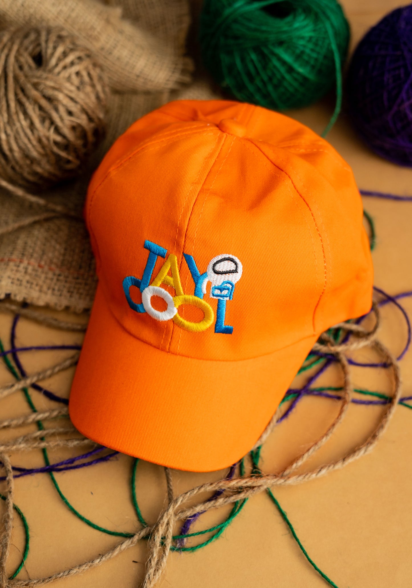 Orange Cool Kids Cap