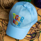 Light Blue Tiger Kids Cap