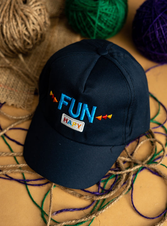 Dark Blue Fun Kids Cap