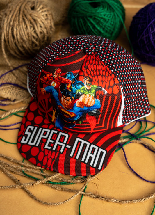 Red Spiderman Kids Cap