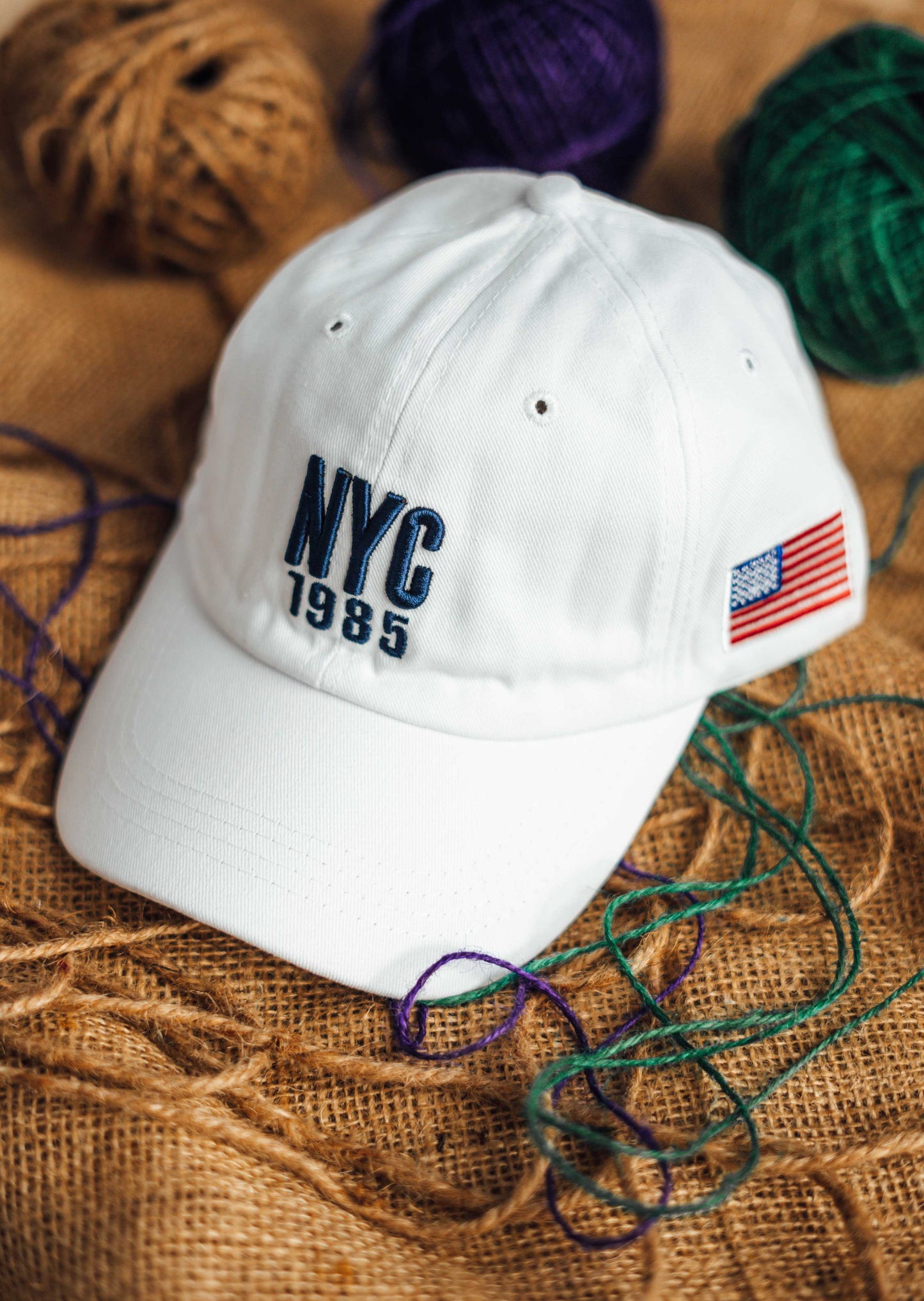 White NYC Cap