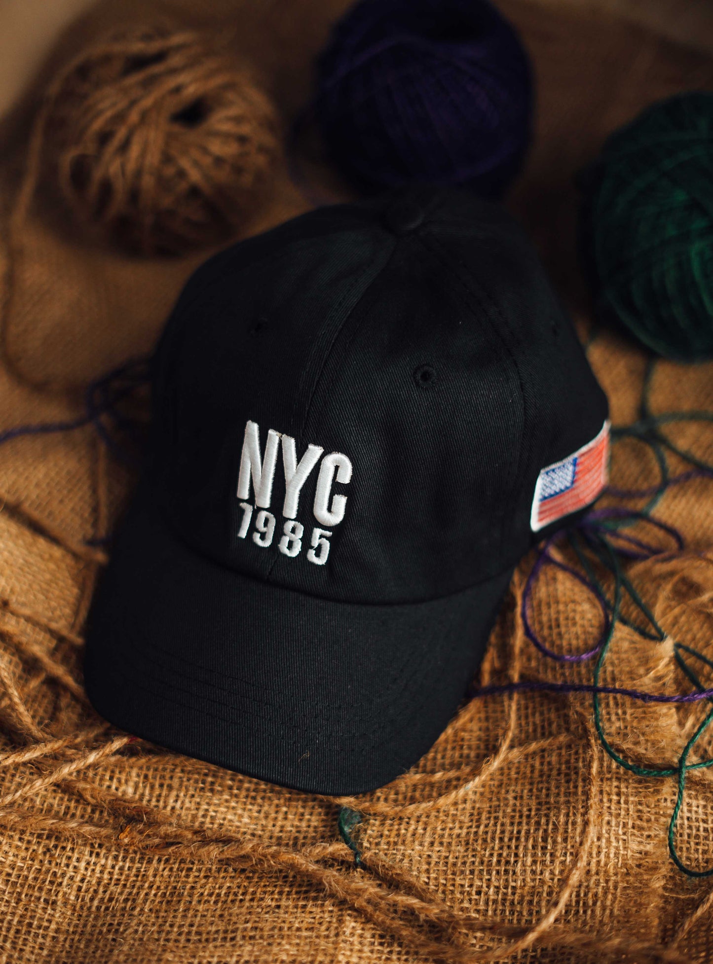 Black NYC Cap