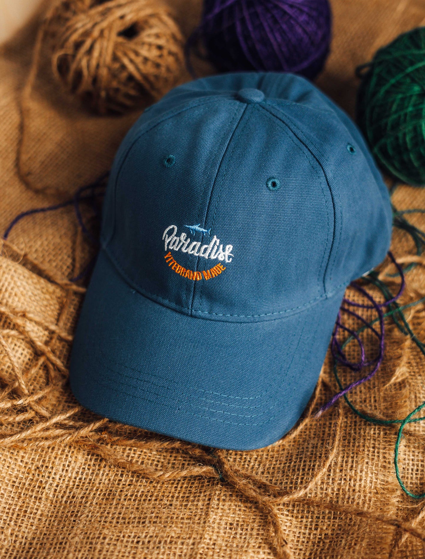 Dark Blue Paradise Cap