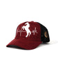 Maroon Horse Premium Cap