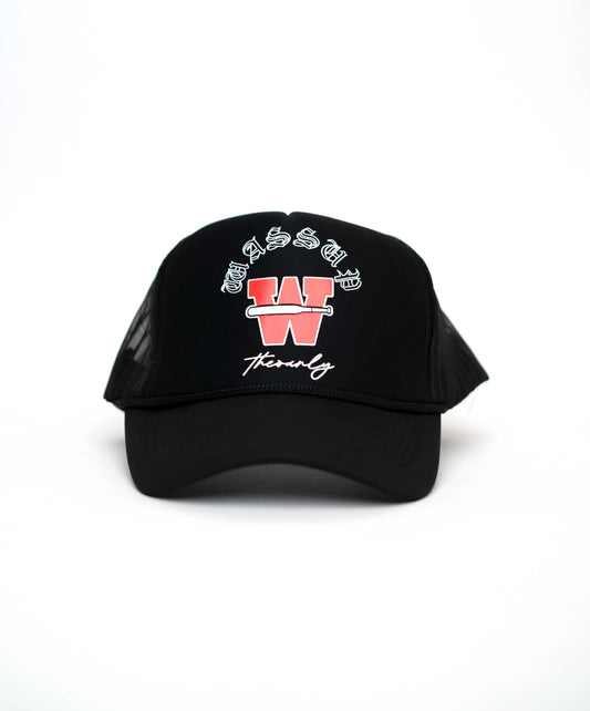 Black W Net Cap