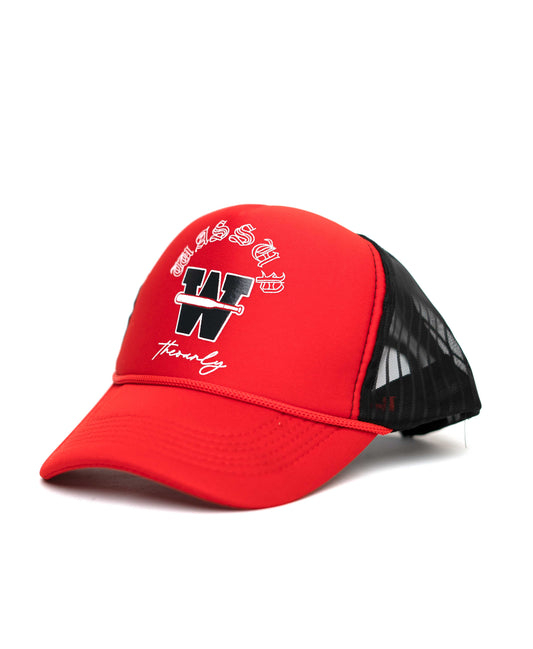 Red W Net Cap