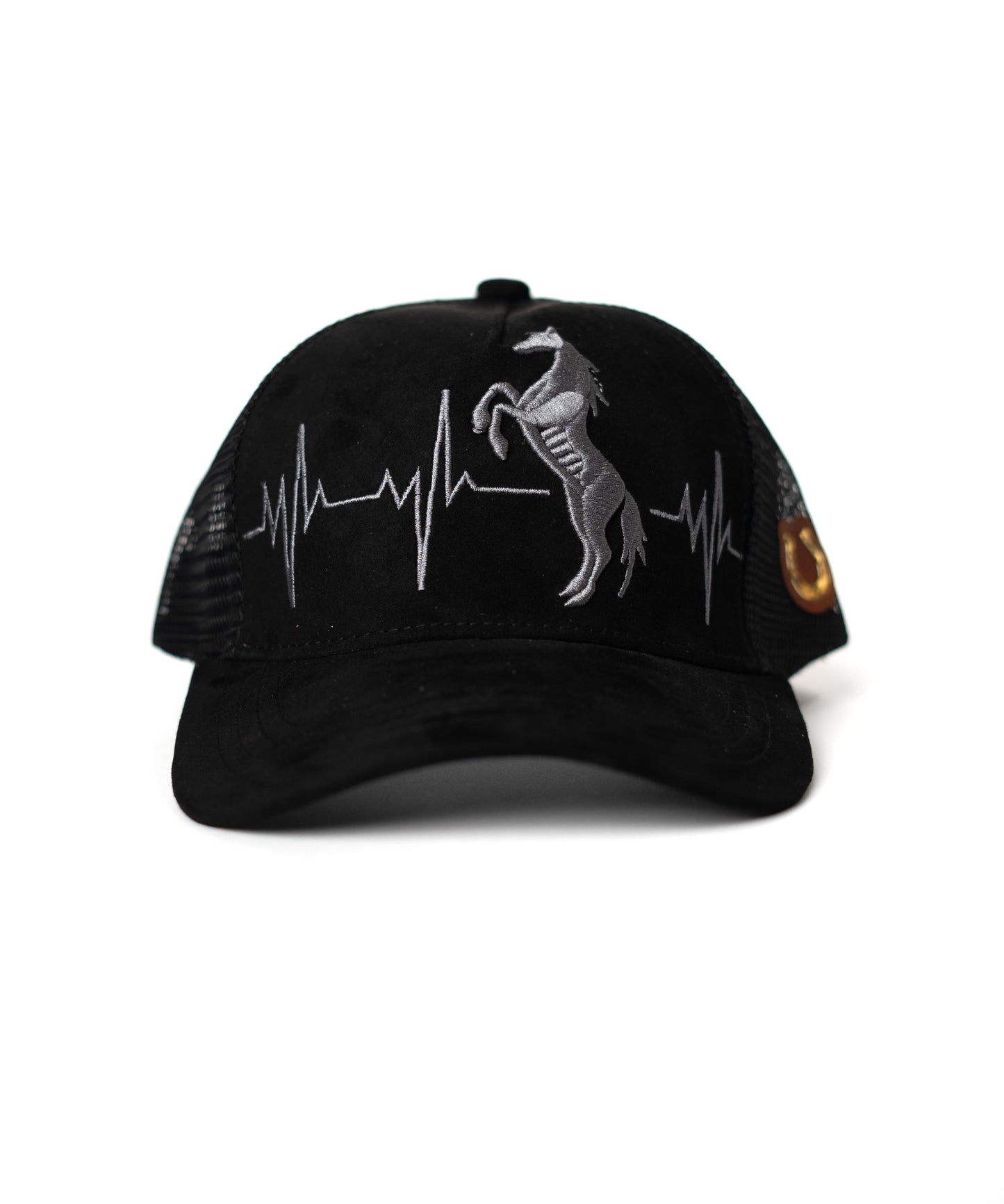 Black Horse Premium Suede Cap