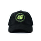 Black 46 Suede Cap