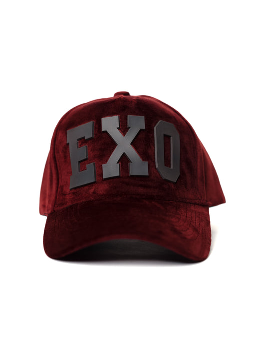 Red EXO Suede Cap