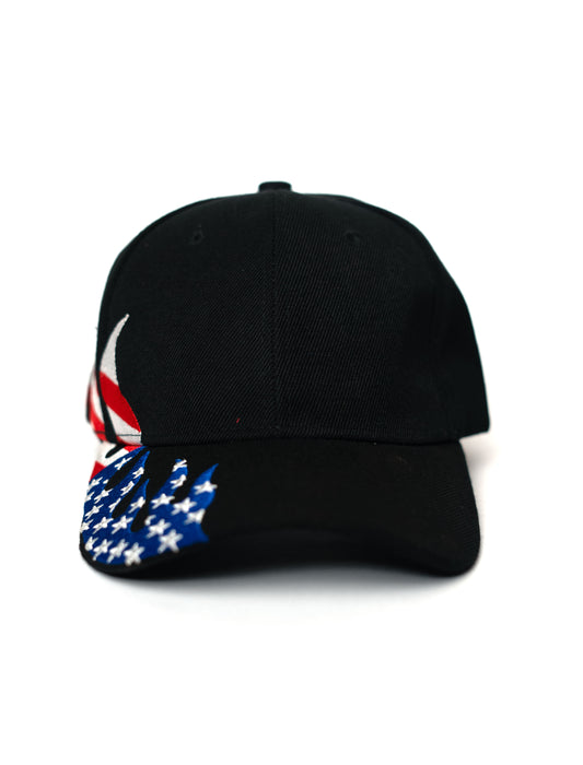 Black US Cap