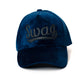 Dark Blue Swag Suede Cap