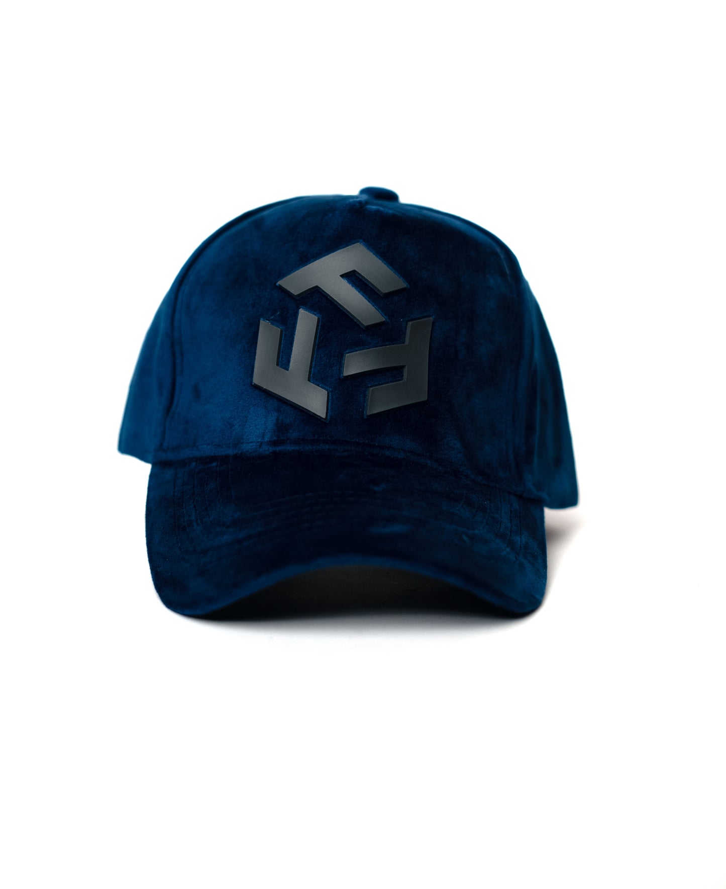 Blue F Suede Cap