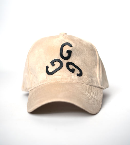 Biege G Suede Cap