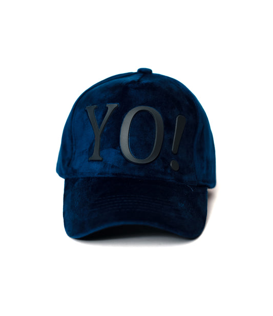 Blue YO Suede Cap