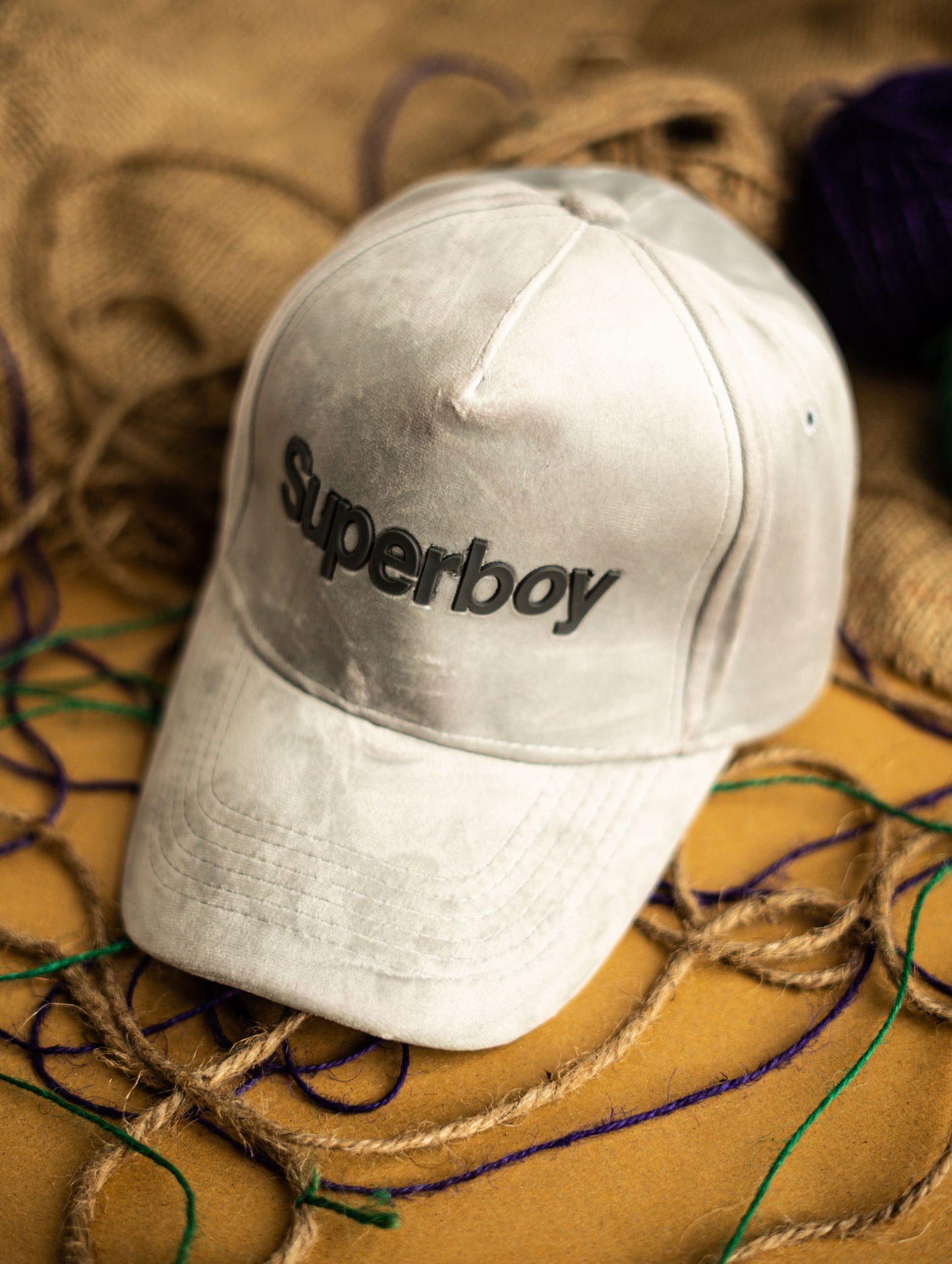 White SB Suede Cap