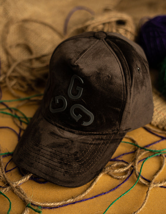 Brown G Suede Cap