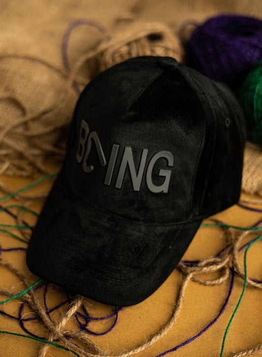 Black Being Suede Cap