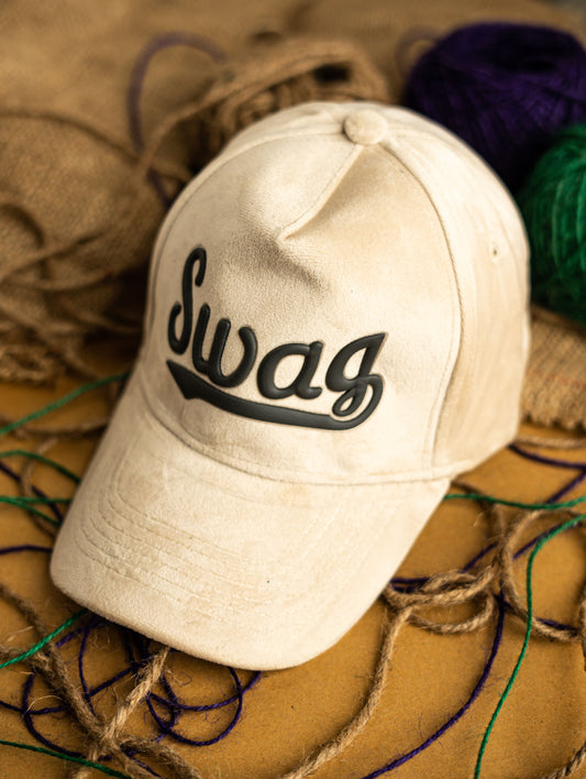 Biege Swag Suede Cap