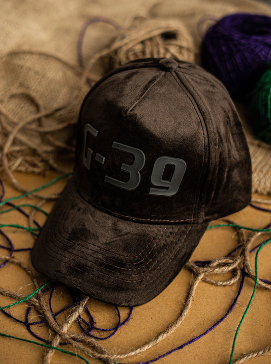 Brown 39 Suede Cap