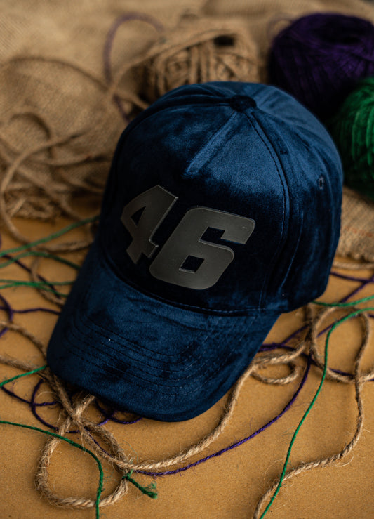 Blue 46 Suede Cap