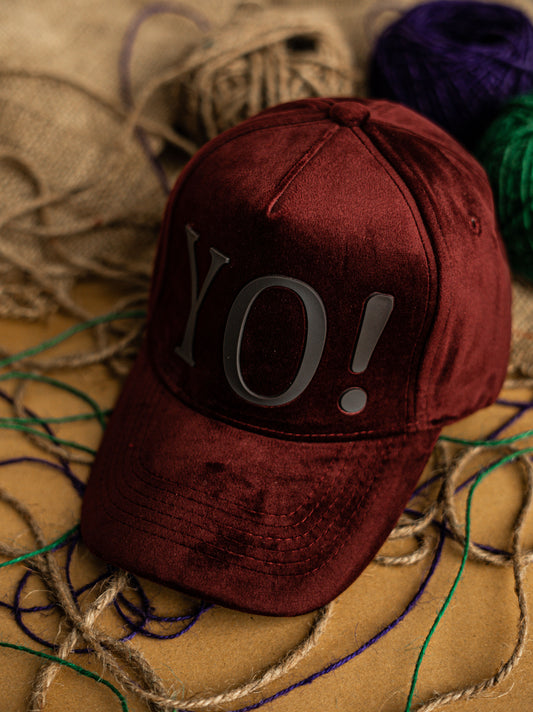 Red YO! Suede Cap