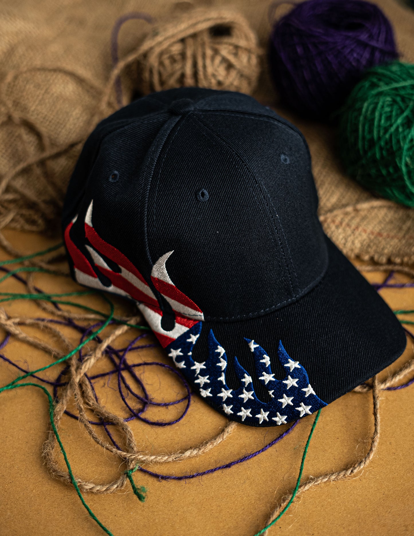 Blue US Cap